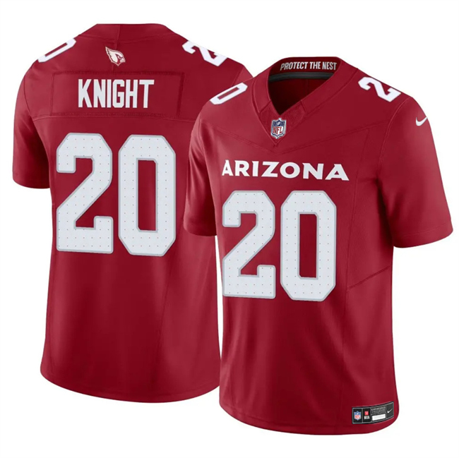 Men's Arizona Cardinals #20 Bam Knight Red 2025 F.U.S.E. Vapor Untouchable Limited Stitched Jersey
